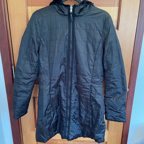 PRICED TO SELL - See Description for details -- Via Spiga Reversible Hooded Coat - Picture 4 of 16